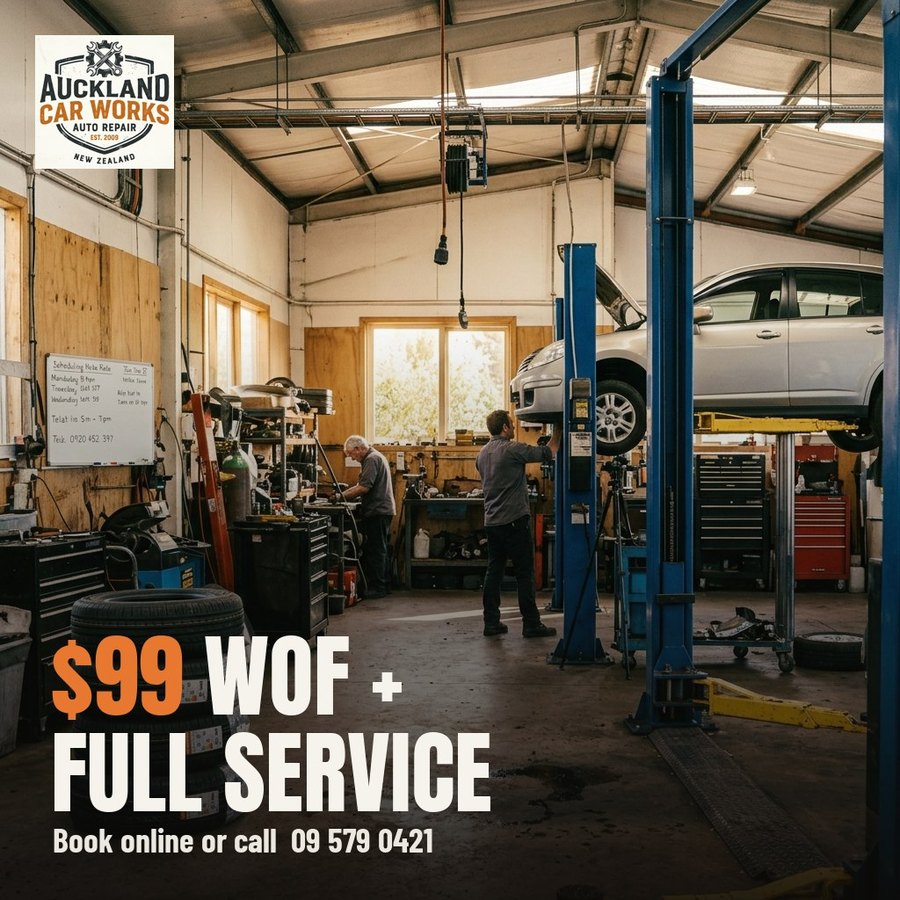 WOF and service $99 special